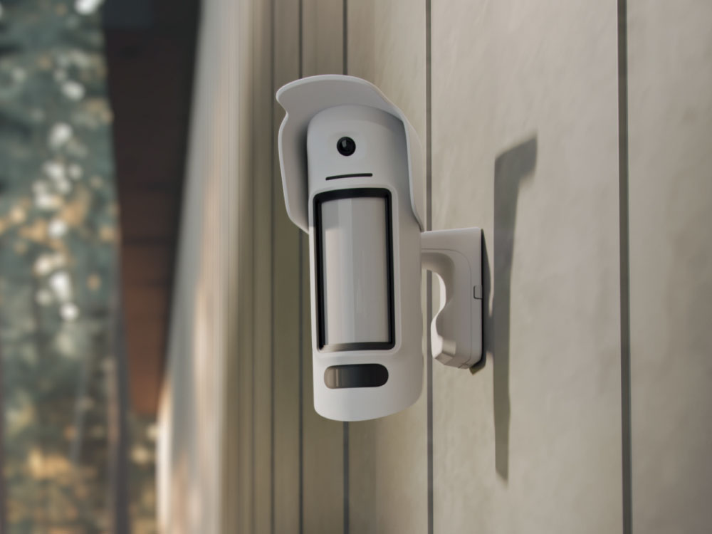 Rörelsesensor med kamera för utomhusbruk