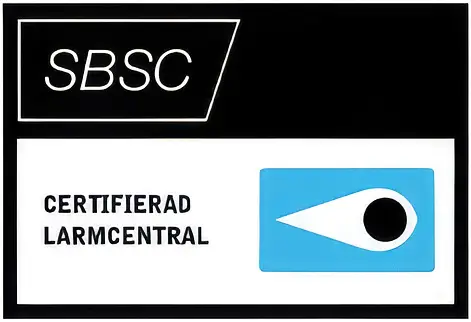 SBSC certifierad larmcentral
